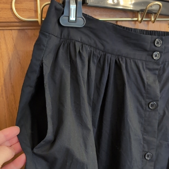 Who What Wear Cotton Button-Down A-line Skirt - Picture 4 of 5